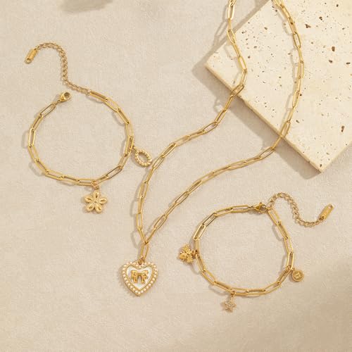 Swyabi 20 PCS Gold Plated Necklace Bracelet Chains Bulk Stainless Steel Paperclip Chain with Extender for Jewelry Making - color: 4x12mm Gold