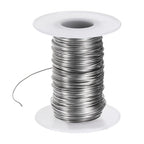 M METERXITY 20 Gauge Stainless Steel Craft Wire, 0.8mm 131 ft Bendable Floral Snare Wire for Jewelry Making/Sculpting/Armature Crafting/Floral Bonsai/DIY Crafts - size: 20 Gauge x 131 ft
