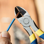 Mr. Pen - 6 Inch Diagonal & Flush Cutting Pliers with Side, Wire & Floral Cutters - color: Blue, size: 6 inch, 1 Pack