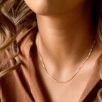 Gold Layered Necklaces for Women, 14K Gold Plated Dainty Gold Chain Choker Necklace Stack, Herringbone Gold Necklaces Set - color: gold-3-Box