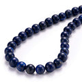 BEADIA Natural Lapis Lazuli Stone Round Loose Semi Gemstone Beads for Jewelry Making 8MM 44PCS - color: Lapis Lazuli, size: 8mm