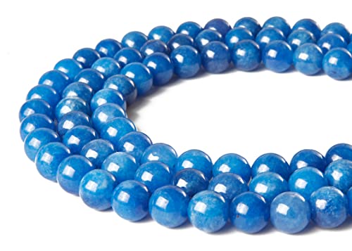 100pcs 6mm Kyanite Beads Natural Gemstone Beads Round Loose Beads for Jewelry Making - color: Kyanite, size: 6mm