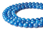 100pcs 6mm Kyanite Beads Natural Gemstone Beads Round Loose Beads for Jewelry Making - color: Kyanite, size: 6mm