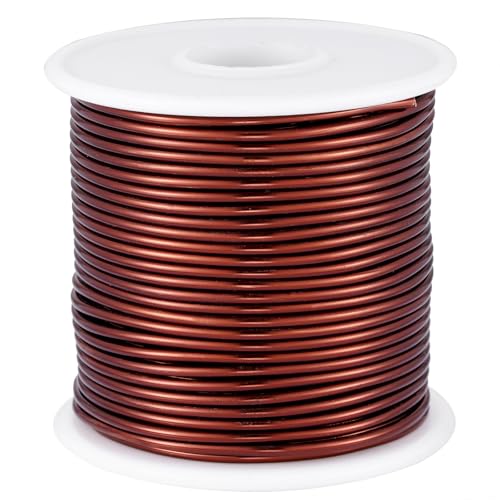 12 Gauge Brown Aluminum Craft Wire (105FT) - Anodized for Jewelry Making, Beading Floral, Plant Gardening, Sculpting & Modeling Craft Wire (Brown #15, 2mm) - color: Brown #15