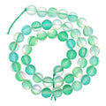 uxcell Matte Crystal Glass Beads 8mm Synthetic Frosted Shining Semi-Precious Round Loose Beads Synthetic Moonstone for Jewelry Making DIY Bracelet, Green - color: Green, size: 8mm