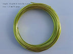 15 Gauge Anodized Aluminum Wire 49 Feet for Jewelry Making Craft DIY（1.5mm,Neon Green,41507） - color: Neon Green, size: 15 Gauge