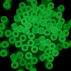 Amaney 600 Pieces UV Beads Multi Color Changing UV Reactive Plastic Pony Beads Glow in The Dark - color: UV Mixed