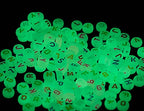Amaney 600pcs 4x7mm Letter Beads Colorful Letter for Jewelry Making Glows in The Dark - color: Colorful Luminous
