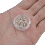 BEADIA 925 Sterling Silver Jump Rings 0.6x5mm 50pcs for Jewelry Making Findings - size: 0.6x5mm