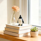 Gifts for Him Her Boyfriend Girlfriend, To My Love Handmade Ceramic Mini Penguin Anniversary Birthday Gifts for Women Men, Romantic Valentines Forever Lover Gifts for Wife Husband Couples Cute Decor - style: Penguin