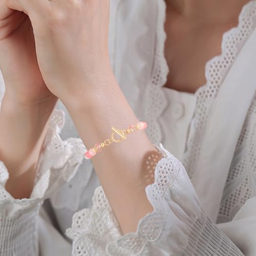 Beebeecraft 10 Sets 24K Gold Plated Toggle Clasps 304 Stainless Steel OT Toggle T-bar Closure Connector for Bracelet Necklace Jewelry Making Findings - color: Gold