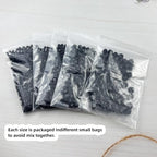 1310pcs Bicone Crystal Glass Beads 2mm 3mm 4mm 6mm 8mm Faceted Crystal Spacer Beads for Bracelets Necklace Pendants Earrings DIY Jewelry Craft Making(Black) - color: Black