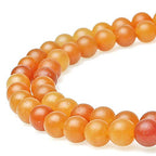 MJDCB Natural Round Matte Frosted Red Aventurine Loose Beads are Used in Jewelry Design to Make Bracelets and Necklaces (4mm) - color: Matte Red Aventurine, size: 4mm