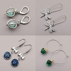 200pcs Stainless Steel Ball and Coil Earring Hooks Findings Ear Wires Fish Hook Earrings Hoops Ear Wire for DIY Jewelry Making (10169)