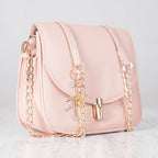 HOMAR 105Pcs DIY Keychain Making Kit Bag Charm Jewelry Chain Making 30 Pink Charms 8 Keychain Clips with Key Ring 8 Extender Chains 50 Jump Ring for DIY Craft Gifts - color: Pink-105PCS