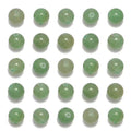 NCB 100pcs 6mm Natural Stones Round Gemstone Round Loose Stone Beads with Elastic String and Beading Needle for Jewelry Making Bracelet Necklace Earrings DIY Crafts (Green Aventurine, 6mm 100Beads) - color: Green Aventurine, size: 6mm 100Beads