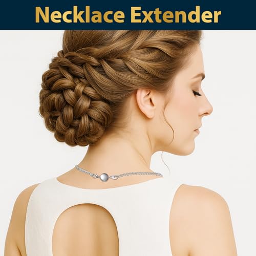 Roctee 15 Pcs Locking Magnetic Jewelry Clasp for Women, Round Alloy Necklace Clasp Closures Bracelet Extender Ornaments Clip Converter for Jewelry DIY Making Trinkets Crafts(Gold, Silver, Rose Gold)