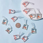 SUNNYCLUE 12Pcs Resin Goldfish Shape Fish Water Bag Charms Orange Resin Fish Charms Pendants for Earrings Bracelet Jewelry Making DIY Craft Finding Supplies - color: 12pcs Resin Goldfish Shape Fish Water Bag Charms Orange