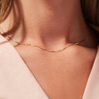 Freekiss Women's Layered Necklace Set - 3 Piece Dainty Gold Jewelry for Everyday Stacking | 14K Gold Plated Snake Chain, Rope Chain, Cuban Chain | Adjustable Length 14-18.5 Inch | Gift Ready - color: Gold, style: 0.8MM Box Chain