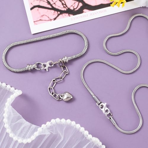 Pndeyo Double Opening Lobster Clasp, 925 Sterling Silver Jewelry Connector Extender, Hypoallergenic Spring Clasp for Keychains Necklace Bracelet Jewelry Making - color: Silver-1pc-0.39"×0.26"