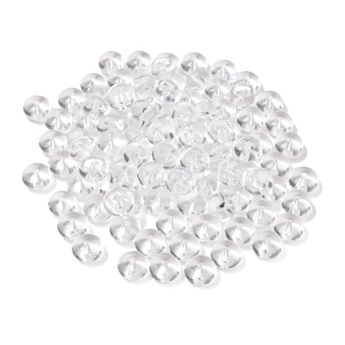 Raicegs 100pcs 5×8mm Rondelle Clear Quartz Beads Natural Gemstone Beads Abacus Disk Stone Loose Beads for Jewelry Making DIY Bracelets Necklace - color: Clear Quartz, size: 5×8mm Rondelle