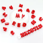 26PCS Large 6mm Hole Letter Beads, 20mm Acrylic Beads A to Z,for DIY Jewelry Making Kit Friendship Bracelet Key Chain and Bag Charm (26 A to Z Red) - color: 26 A to Z Red