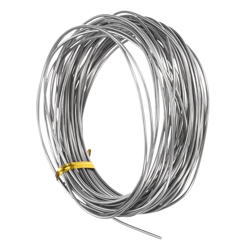 M METERXITY 15 Gauge Stainless Steel Craft Wire, 1.5mm 32.8 ft Bendable Floral Snare Wire for Jewelry Making/Sculpting/Armature Crafting/Floral Bonsai/DIY Crafts - size: 15 Gauge x 32.8 ft