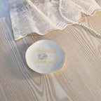 HOME SMILE Christmas Mother Day Birthday Gifts for Godmother Ring Dish Jewelry Tray-Godmother Gifts from Godchild-Godmothers Are Blessing,Thank You for Being Mine - style: Godmon