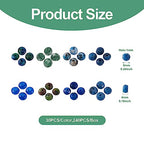 Craftdady 270Pcs Natural Gemstone Beads Rondelle Jasper Beads 6x4mm Dyed Faceted Round Loose Spacer Energy Healing Power Stone Beads for DIY Jewelry Crafts - color: 9 Colors Sesame Jasper