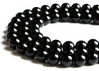 100pcs 10mm Black Agate Beads Natural Gemstone Beads Round Loose Beads for Jewelry Making - color: Black Agate, size: 10mm