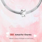 S925 Bead Dangle Charms for Bracelets Necklaces, Compatible with Pandora, Jewelry Making - style: Hedgehog Charms