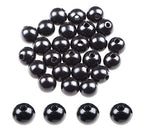 AD Beads Large Hole Wood Spacer Wooden Jewelry Making Bracelet Necklace Chandelier, Large Wooden Rosary Beads Craft Beads (16mm 100pcs, Black) - color: Black, size: 16mm 100pcs