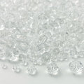 600pcs Crystal Glass Beads 3mm 4mm 6mm 8mm 10mm Rondelle Faceted Crystal Beads Spacer Beads for Necklace Bracelet Earrings DIY Jewelry Crafts Making Supplies(Clear) - color: Clear
