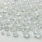 600pcs Crystal Glass Beads 3mm 4mm 6mm 8mm 10mm Rondelle Faceted Crystal Beads Spacer Beads for Necklace Bracelet Earrings DIY Jewelry Crafts Making Supplies(Clear AB) - color: Clear AB
