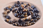 Rondelle Beads for Jewelry Making 5x8mm Natural Stone Beads 1 Strand 15.5inch Lentil Spacer Beads Rondelle Gemstone Bead Semi-Precious Stone Bead for Bracelet Necklace Crafts Tiger Eye - color: Tiger Eye Beads