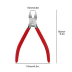 6-inch Wire Cutters, Carbon Steel Flush Diagonal Cutters Side Pliers with Non-Slip Grip Handle, Snips Wire Tool for Crafting, Jewelry Making, Electrical and Precision Cutting Needs