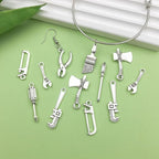 Sailanzi 60pcs Ancient Silver Tool Series Wrench, Screwdriver, Hammer Jewelry Making DIY Keychain Earrings Pendant Various Design Charms for Jewelry Making Bracelets Necklace(SN604) - color: SN604