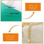 350Pcs Chain Extender for Jewelry Making,Bracelet Extension Tails Stainless Steel Necklace Extension Chain for Necklaces Bracelet,Anklets,Jewelry Making Supplies - color: 350pcs Gold, KC gold, Silver,white K,antique green,gun black,rose gold