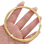 BEADIA 14K Gold Plated Wire 0.5mm 10 Meters Bead Cord for Bracelet Necklace Charm Beading Jewelry Making Findings - size: 0.5mm, style: 14K Gold