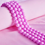 60pcs 6mm Pink Shell Jasper Beads Natural Gemstone Beads Round Loose Beads for Jewelry Making - color: Pink Shell Jasper, size: 6mm