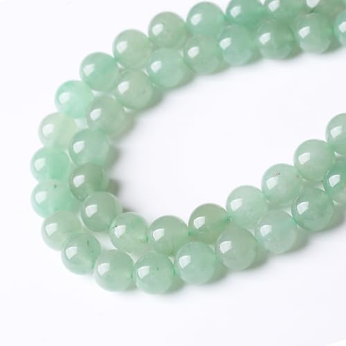 Green Dongling Stone Beads for Jewelry Making DIY Bracelet Necklace 1 Strand 15.5inch 4MM - color: Green Dongling stone, size: 4MM