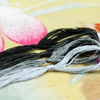 4 Skeins Mulberry Silk Floss Embroidery Thread Floss-Cross Stitch Threads China Silk Woven Jewelry Threads DIY Sewing Kits (02) - color: 02