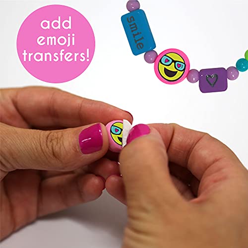 Just My Style Emoticon Message Beads by Horizon Group,DIY 20+ Jewelry Projects Using Symbols & Emoticons.Kit includes Word Beads,Alphabet Beads,Accent Beads,Star & Heart Shaped Beads,ABC Beads & More - style: Emoticon