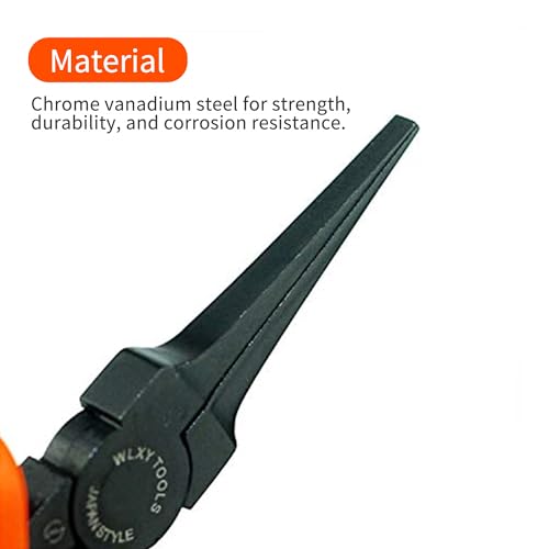 Thin Flat Needle Nose Pliers 5.5 inches Flat Nose Pliers For Jewelry Making, Handcraft Making, PCB Board Repairing etc.