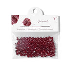 Raicegs 100pcs 4mm Garnet Beads Natural Gemstone Beads Round Loose Beads for Jewelry Making DIY Bracelets Necklace - color: Garnet, size: 4mm Round