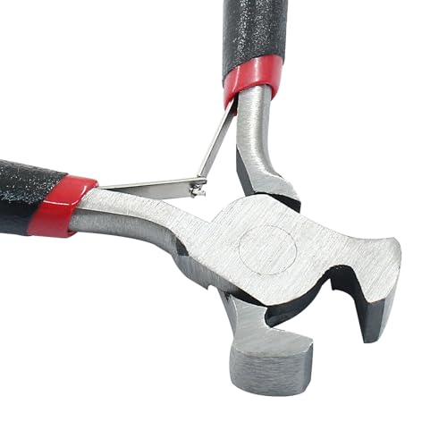 9.5cm/3.74" End Cutting Pliers for Jewelry Making, Bull Nose Pliers, Fret Wire Cutter, Nail Puller Tool for Carpenter, End Nippers for Zipper Install Stops, Wire Cutting - style: End Cutting Pliers