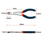 SPEEDWOX Side cutter Long Reach Diagonal Pliers 6 Inch Mini Fine Wire Cutting Plier Nippers High Leverage Reduce Efforts Precision Micro Wire Cutters for Hard to Reach Narrow Spaces - style: Diagonal Pliers