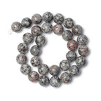 8mm Flame Stone Natural Stone Beads Round Loose Beads for Jewelry Making Yochus DIY Beads Bracelet Necklace - color: Flame Stone, size: 8mm