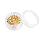 BEADIA 14K Gold Plated Laser Round Spacer Beads 3x3mm 50pcs for Jewelry Making Findings Non Tarnish - color: 14K Gold, size: 3mm Laser