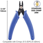 The Beadsmith Crimping Pliers - 5 inches long (127mm) - Use with 2mm crimps & .013-.024" diameter beading wire - Comfortable Handles - Create perfect crimps every time - Tool for Jewelry Making - style: Crimping Plier